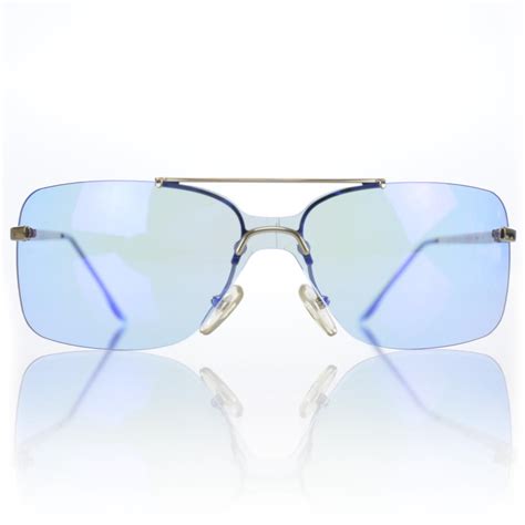 CHRISTIAN DIOR Mini Motard Sunglasses Blue .